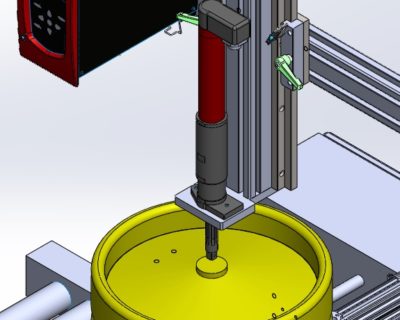 Tank cap tightening machine